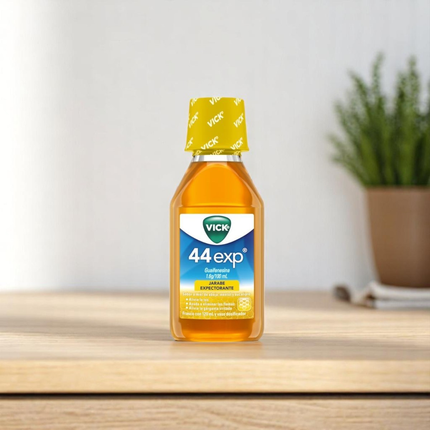 Vick 44 Exp (Guaifenesina) Jarabe Sabor Miel 120 ml