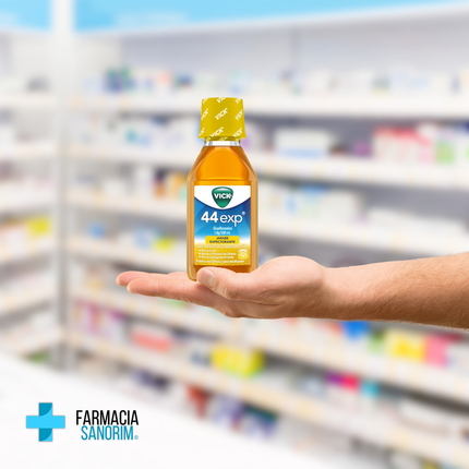 Vick 44 Exp (Guaifenesina) Jarabe Sabor Miel 120 ml