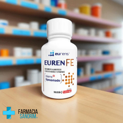 Euren FE Suplemento Alimenticio Hierro Liposomado Solución 500ml Sabor Frutos RAAM