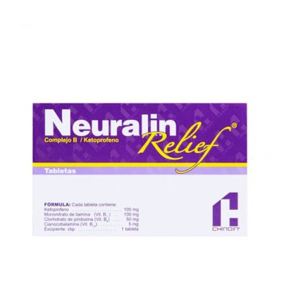 Neuralin Relief Caja con 20 Tabletas