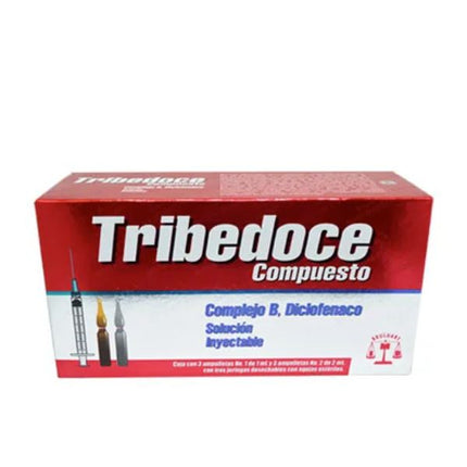 Tribedoce Compuesto Solución Inyectable 3 Ampolletas y 3 Jeringas